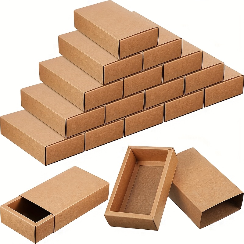 30pcs Mini Paper Drawer Boxes - Gifts, Jewelry, Candy & Party Favors | High-quality Cardboard Packaging With Panda Theme