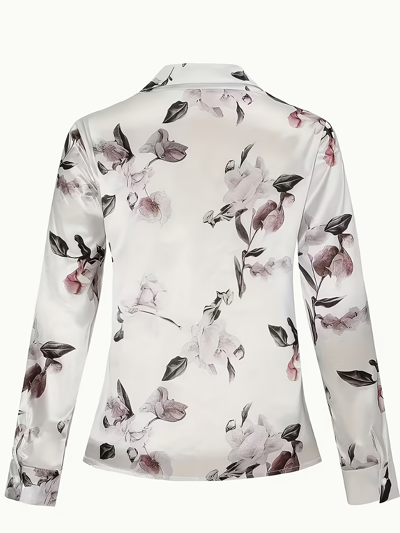elegant special edition womens printed long sleeve shirt details 1