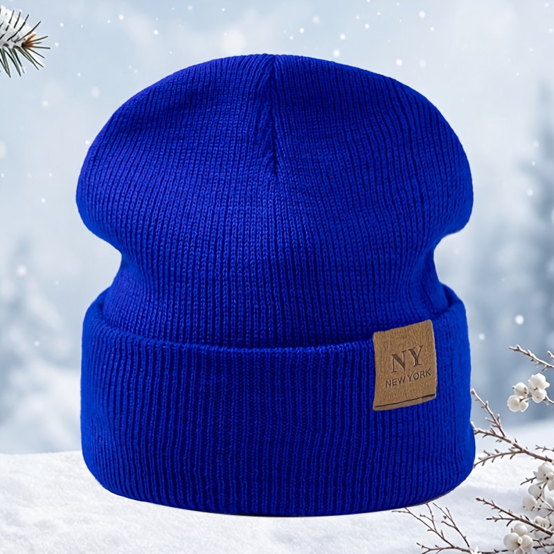 Fashion Women's Solid Color Pullover Winter Hat