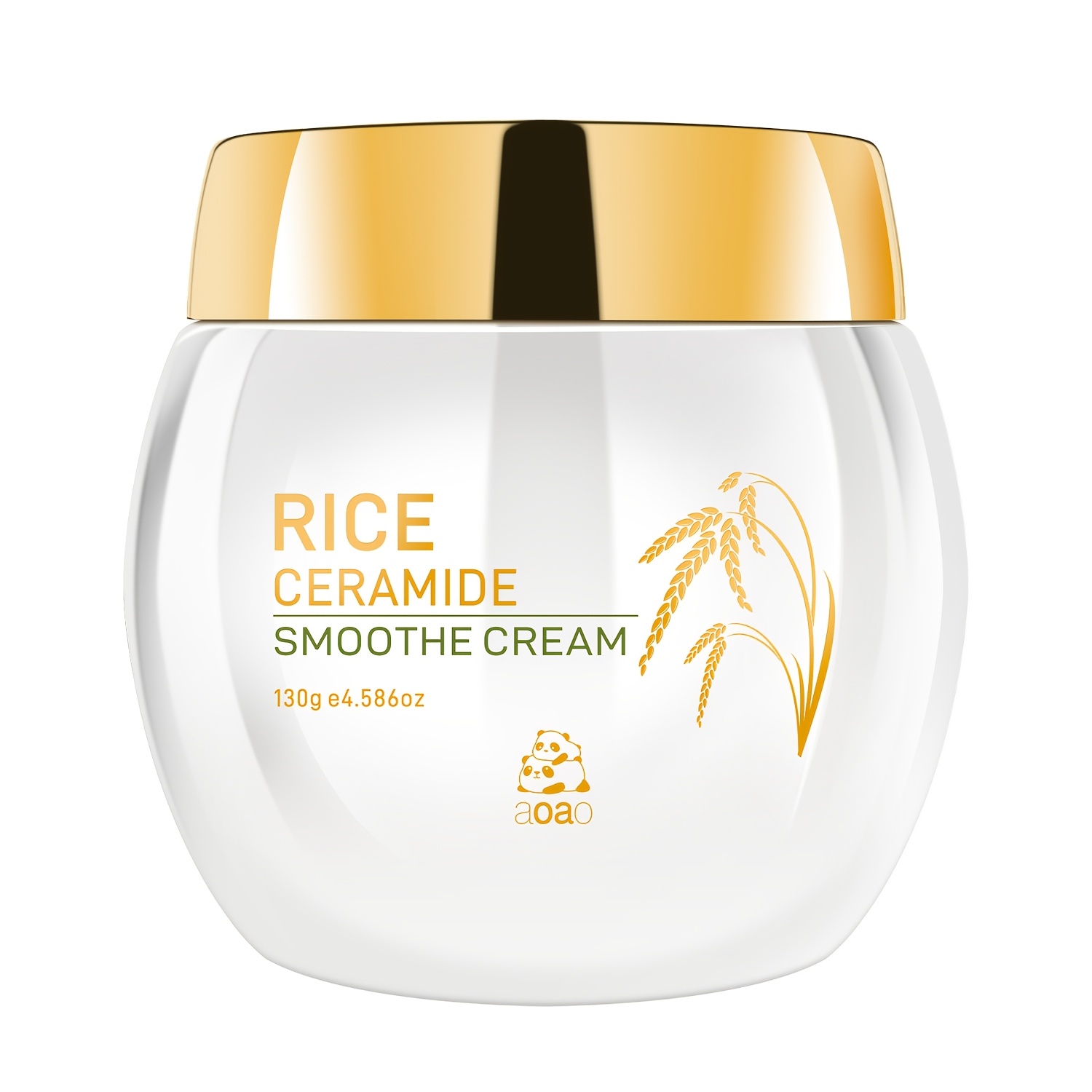 Image of 130g Rice & Collagen Face Cream With Hyaluronic Acid & Night Moisturizer, Tightens Skin For A Look