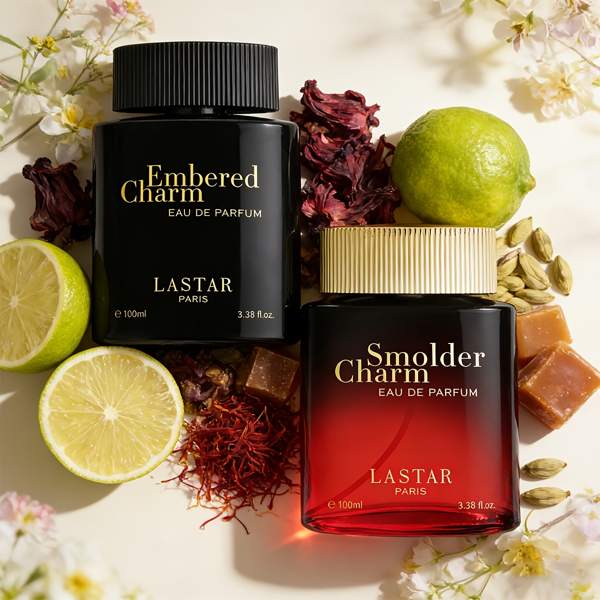 Image of Lastar Premium 2-packs Set, 200ml, Warm Spicy And Spicy Oriental Scents With , Bean , Long Lasting, Ideal For Business Or Special Occasions