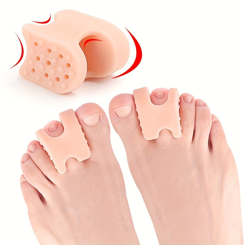 2pcs soft gel toe spacers cushion pads men women comfortable Temu