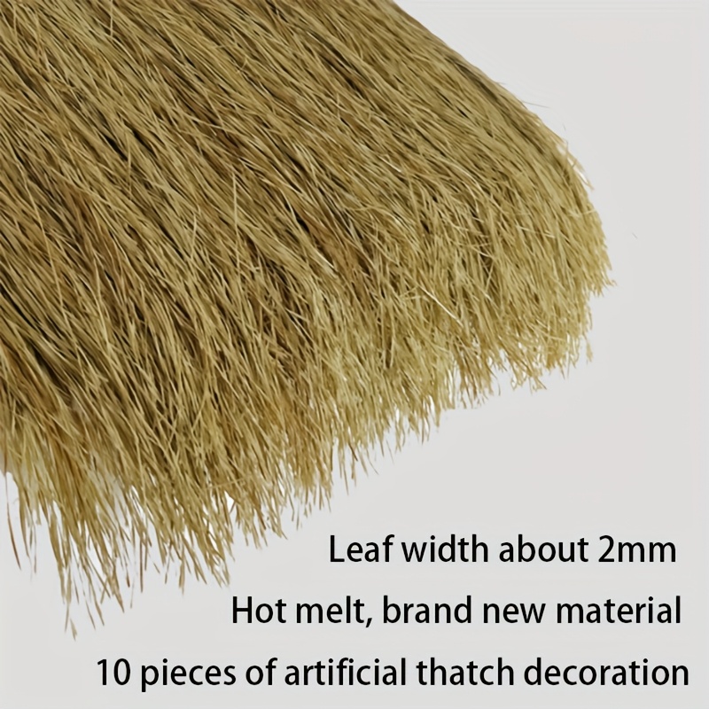 Image of Thatch Rolls Made From Palm Straw For Roofing, Ideal For Duck Boat Blinds, , , And Outdoor Bar Decorations For Luau Parties And Garden Patios