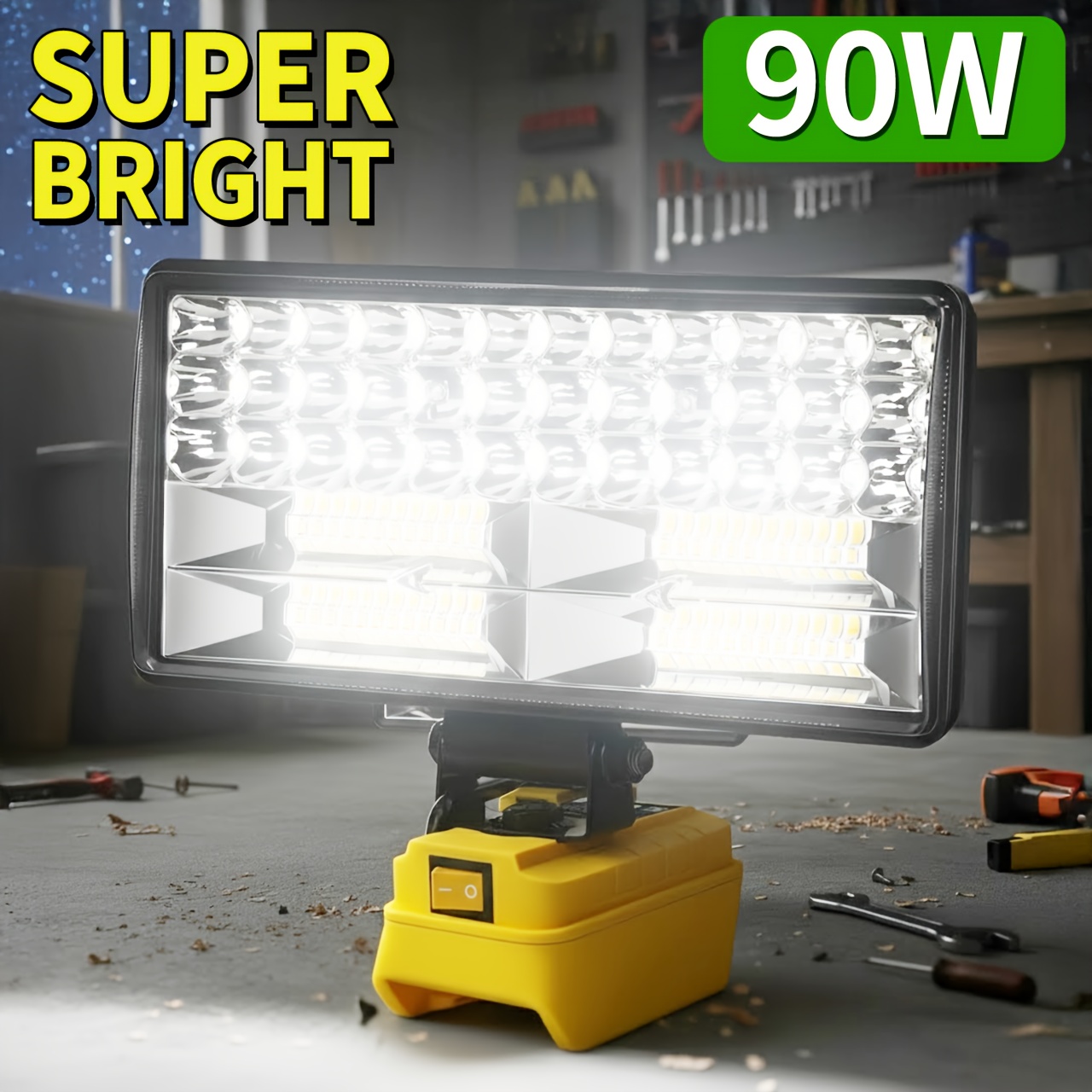 LED Work Light / Torch For Dewalt 20V Li-ion Batteries - Flashlight Tool