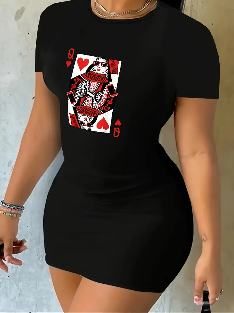 queen of hearts bodycon dress Queen of Hearts