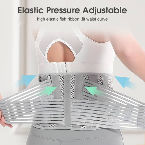 1pc lumbar support waist belt breathable back support corset for men women suitable for sports fitness work and labor