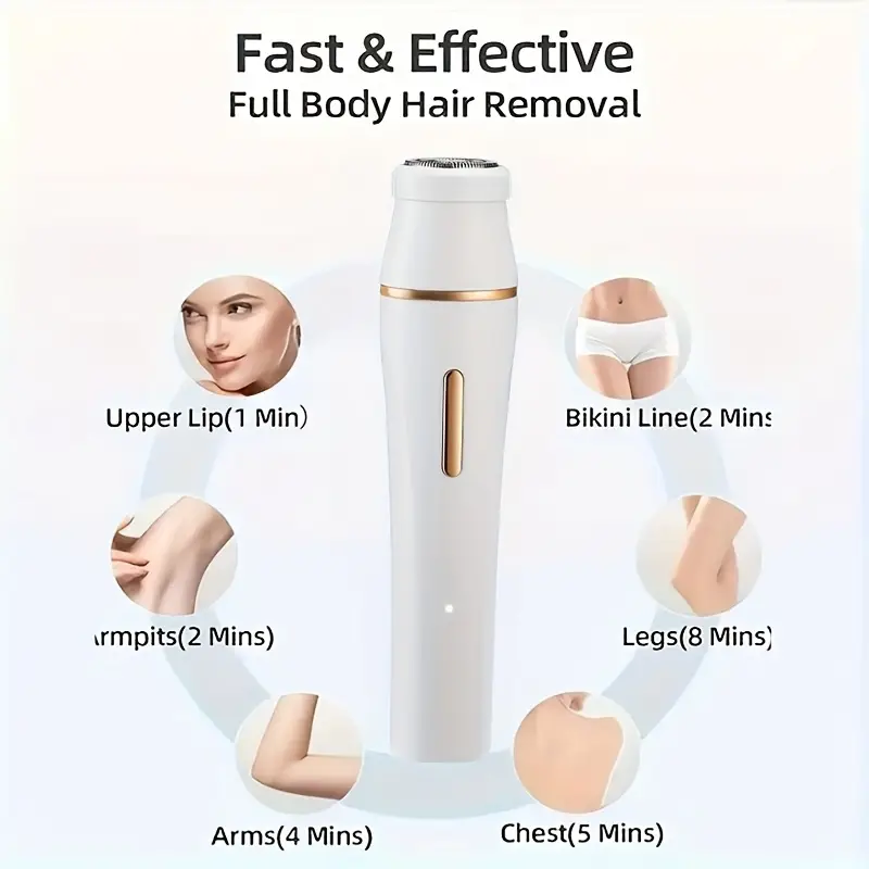 electric multi function trimmer with eyebrow nose hair trimmer and shaver unisex rechargeable body grooming kit for women men bikini line trimmer set portable gift for ladies dad father Product details 8