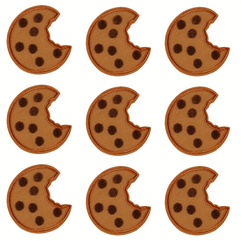 

20pcs Cookie Iron On Patches, Cookie Embroidered Applique For Clothes, Jacket, Hat, Socks, Jeans (cookie)