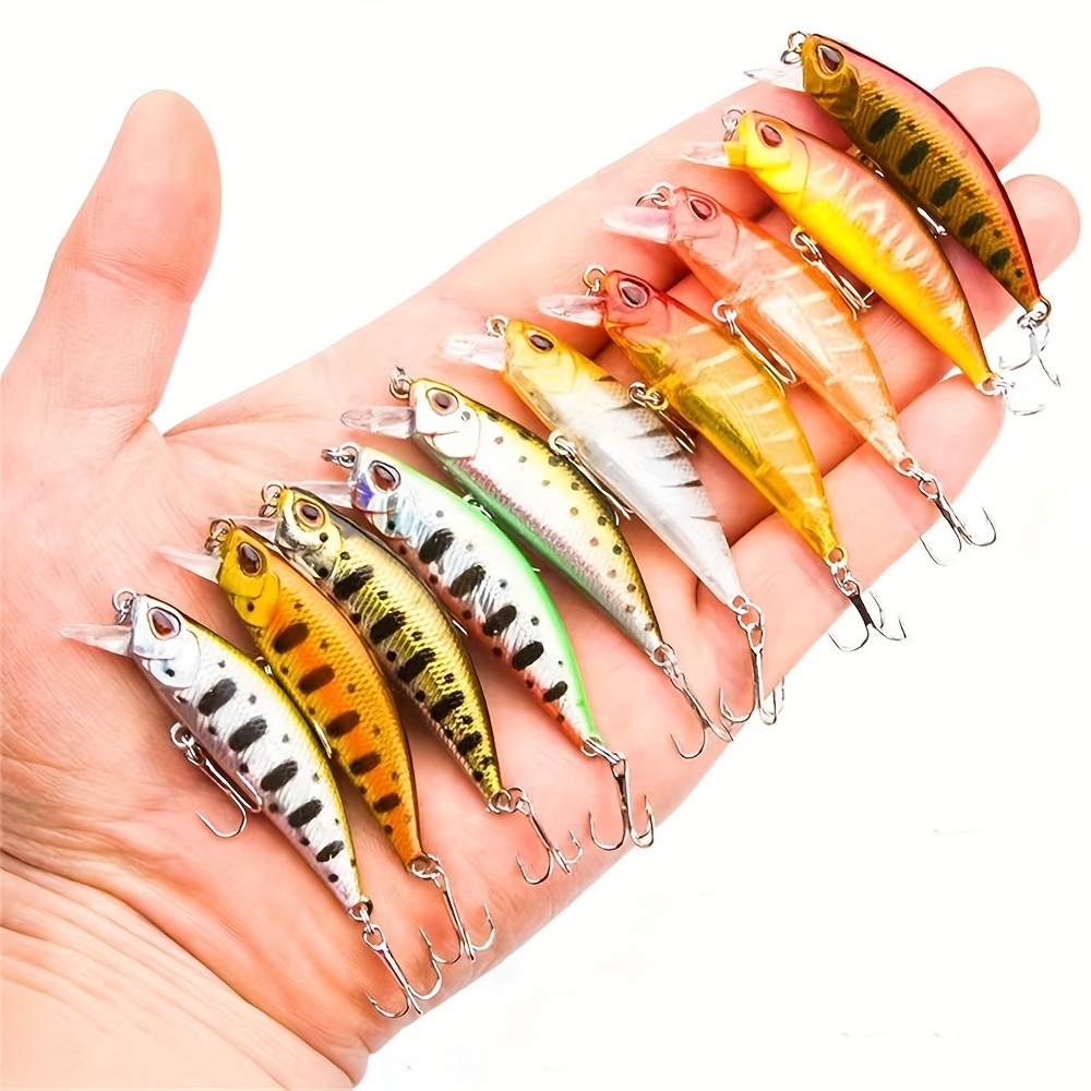 10 unidades un juego de señuelos minnow de 5.5 cm 5 g,   micro de hundimiento  ,   de  ,   para  ,   Detalles del producto 3