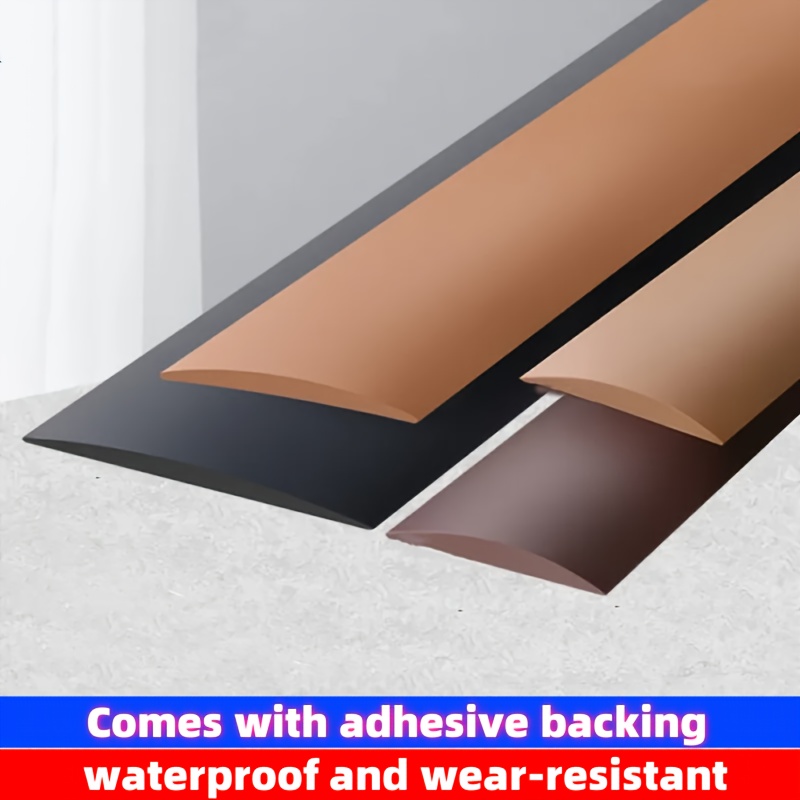 

1pc 1m Long And 5cm Wide Premium Self-adhesive Floor Strip - Used For Carpet And Floor Edge Decoration - Solid Color Pvc Of Household And Office Building Supplies