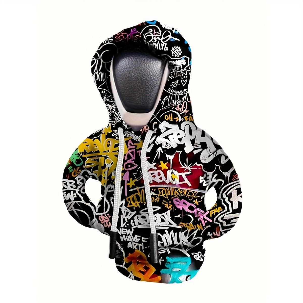 TEMU 1pc Universal para Pomo de Cambio de Coche, Protector de Palanca de Cambios de Poliéster con Capucha Mini, Accesorio de Interior Automotriz ,