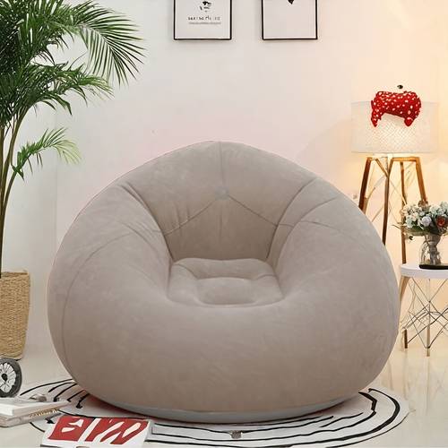 1 large inflatable lazy sofa chair pvc venetian seat bean bag sofa living room supplies outdoor camping sofa