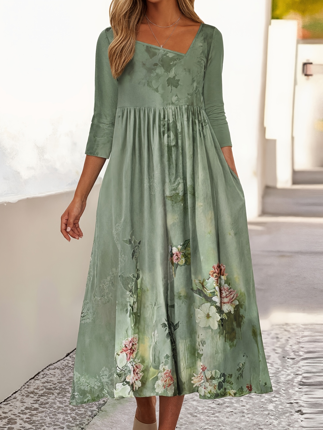 sachin and babi light blue dress Women's Long Casual Dresses