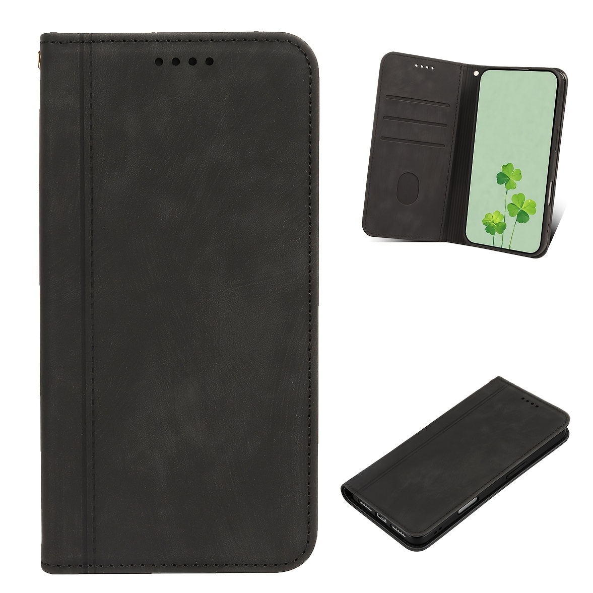 TEMU Phone Case: Suitable For Galaxy S26 Fe Series Wallet Phone Case, With 3 Credit Card Slots, Built-in Stand, Full-body, Durable, Shockproof Phone