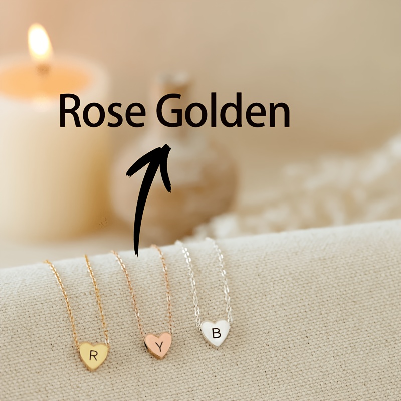 Women's Personalized Engraved Heart Pendant Necklace, Gift for Friends