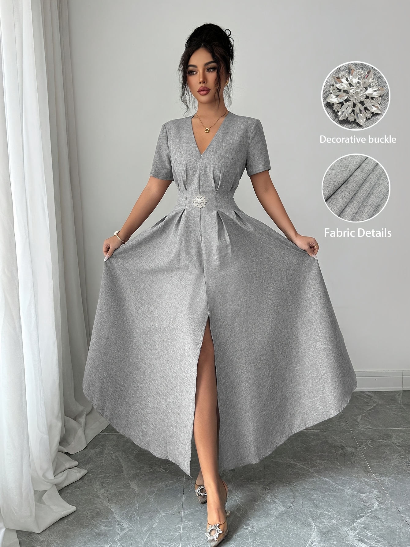 silver dress mini One More Time Silver Sequin Mini Dress