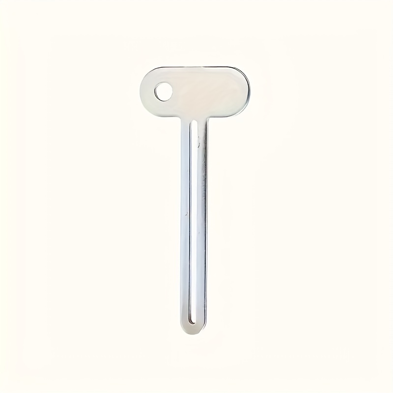 TEMU 1pc Exprimidor de Pasta de Dientes Manual de Acero Inoxidable, Dispensador de Tubo Metálico para Accesorios de Baño, Operación Sin Carga,