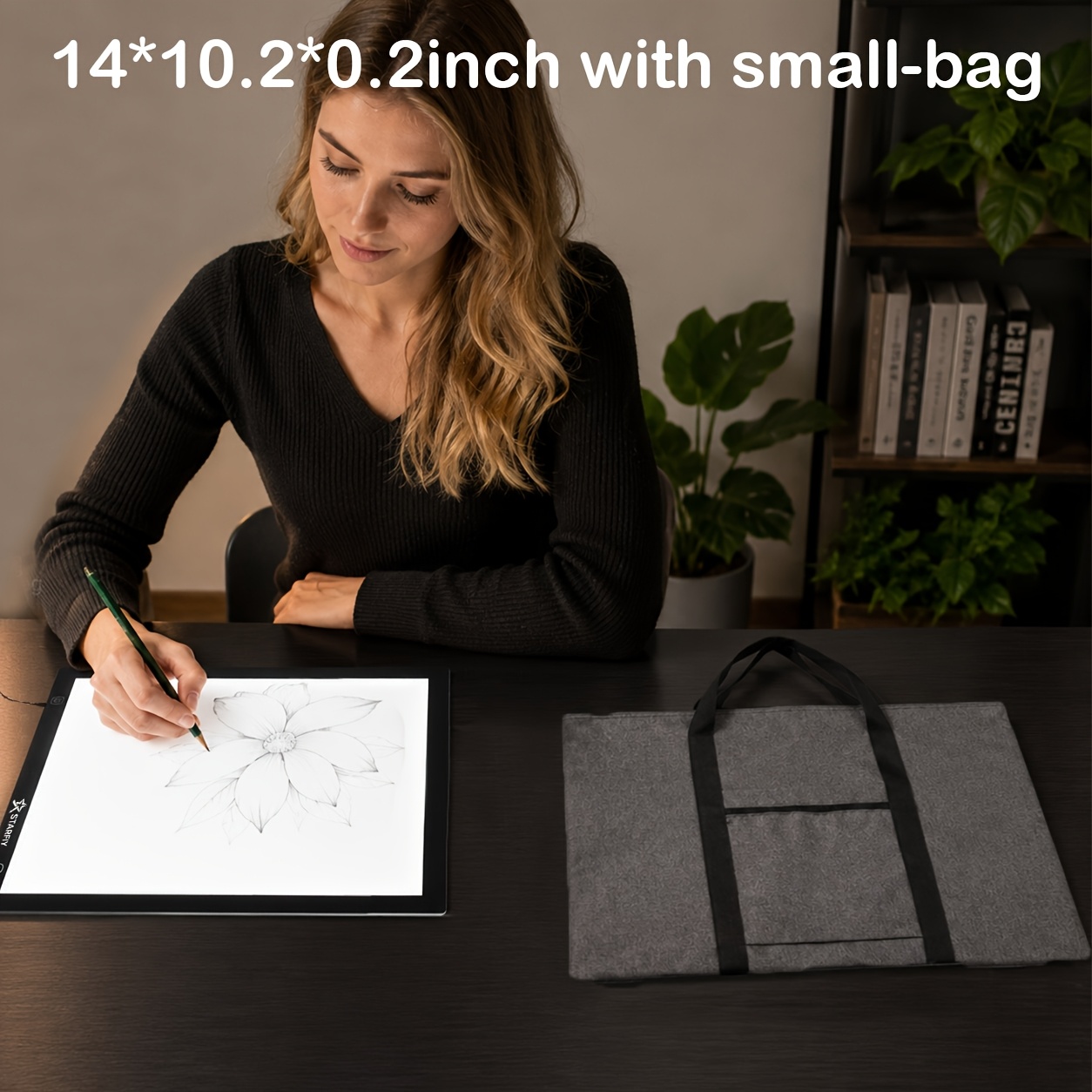 Drafting Tools [a2/a3/a4 Bar] Led Light Board For Diamond Painting With Storage Bag, Three-level Brightness Led Drawing Board, Non-dot Light Pad Suitable For Tracing Draft, Sketching