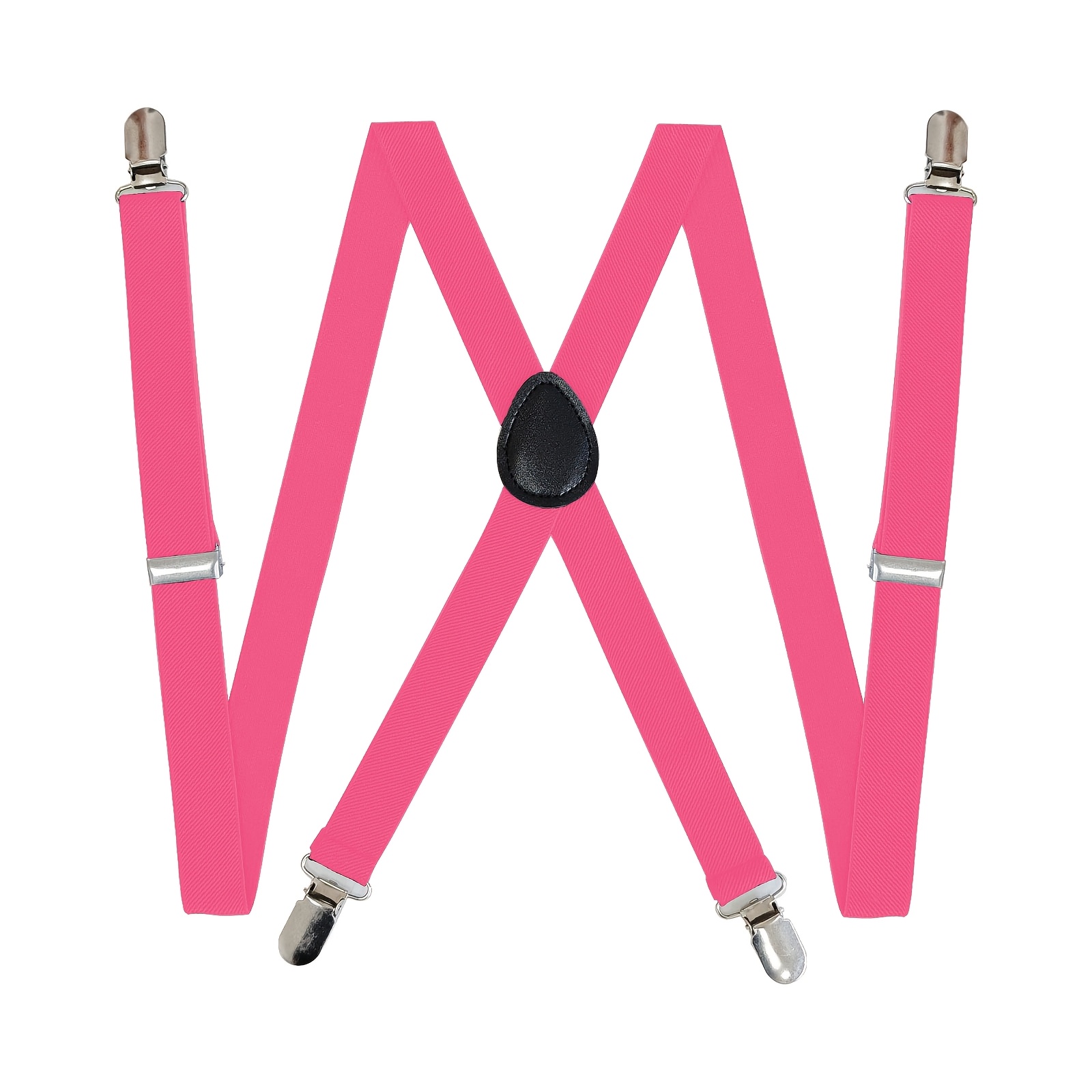 Image of 1pc Unisex Suspender 4-clip Trousers Elastic Suspender Belt For Wedding Halloween Christmas