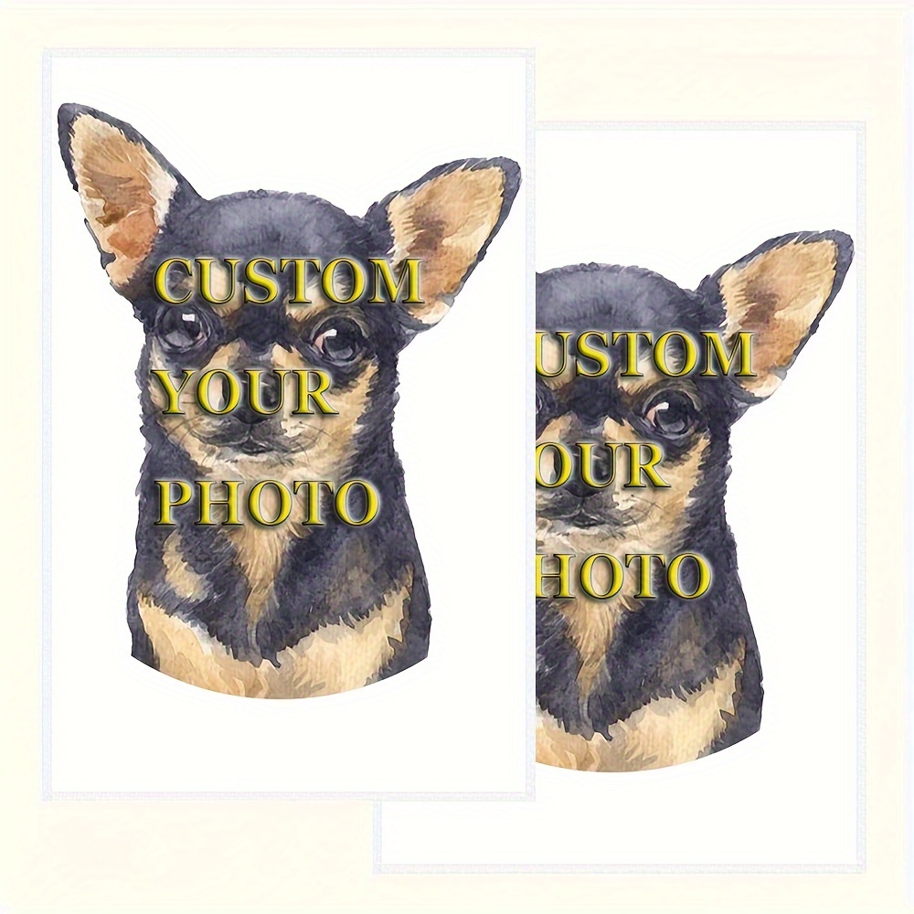 

Custom Chihuahua Kitchen Towels - 2pcs Set, Personalized , Absorbent & Soft Polyester, Machine Washable, Vintage Style, All