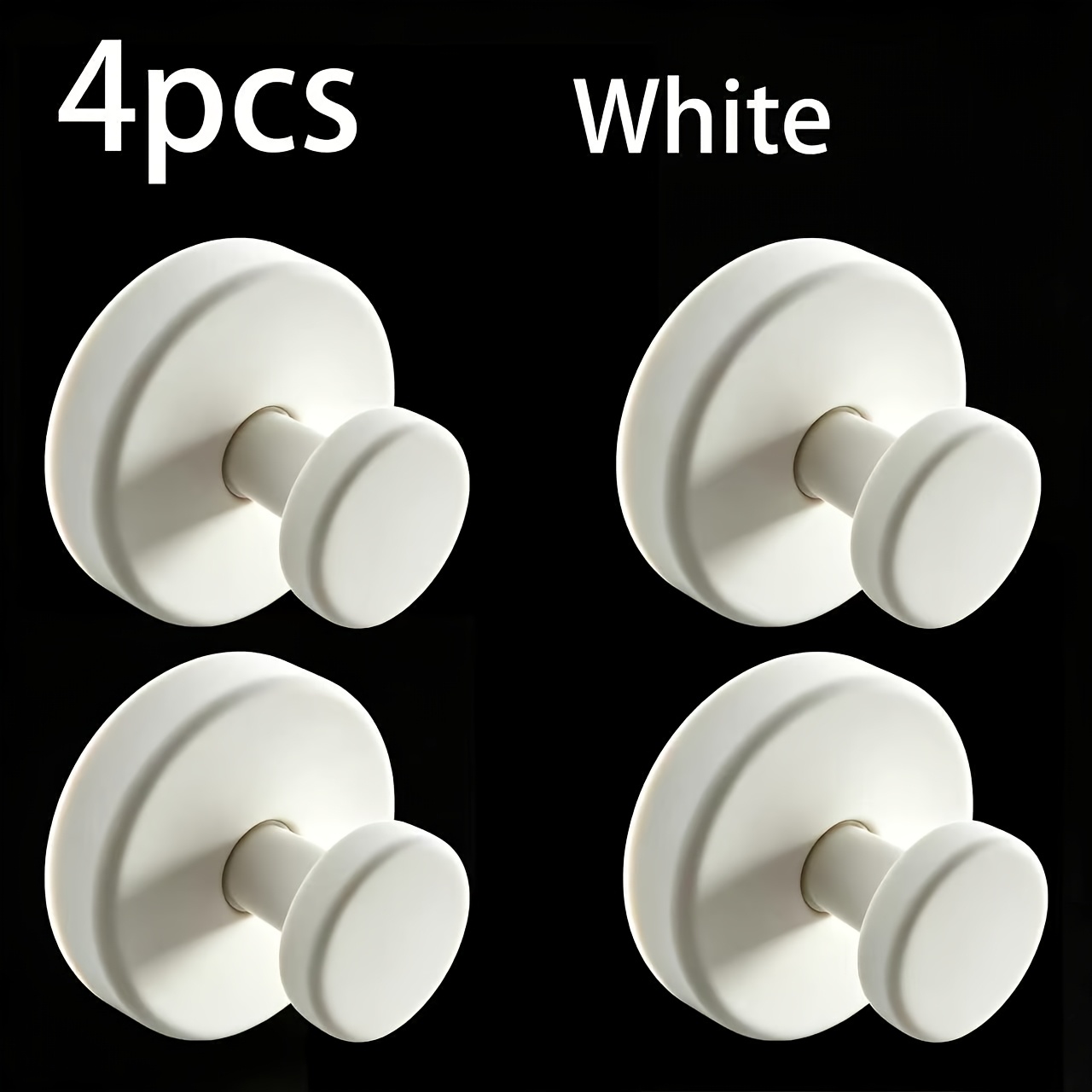 TEMU Zxf Heavy-duty No-drill Wall-mounted Bathrobe & Towel Hook Suitable For Shower, Bathroom, Kitchen - Adhesive/paintable Hooks For Glass, Mirrors,