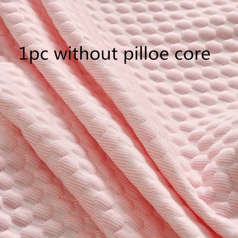 1pc light blue long pillowcase for couples cooling ice bean technology 350g heavyweight fabric no pillow core included cooling pillowcase quilted texture breathable fabric Product details 6