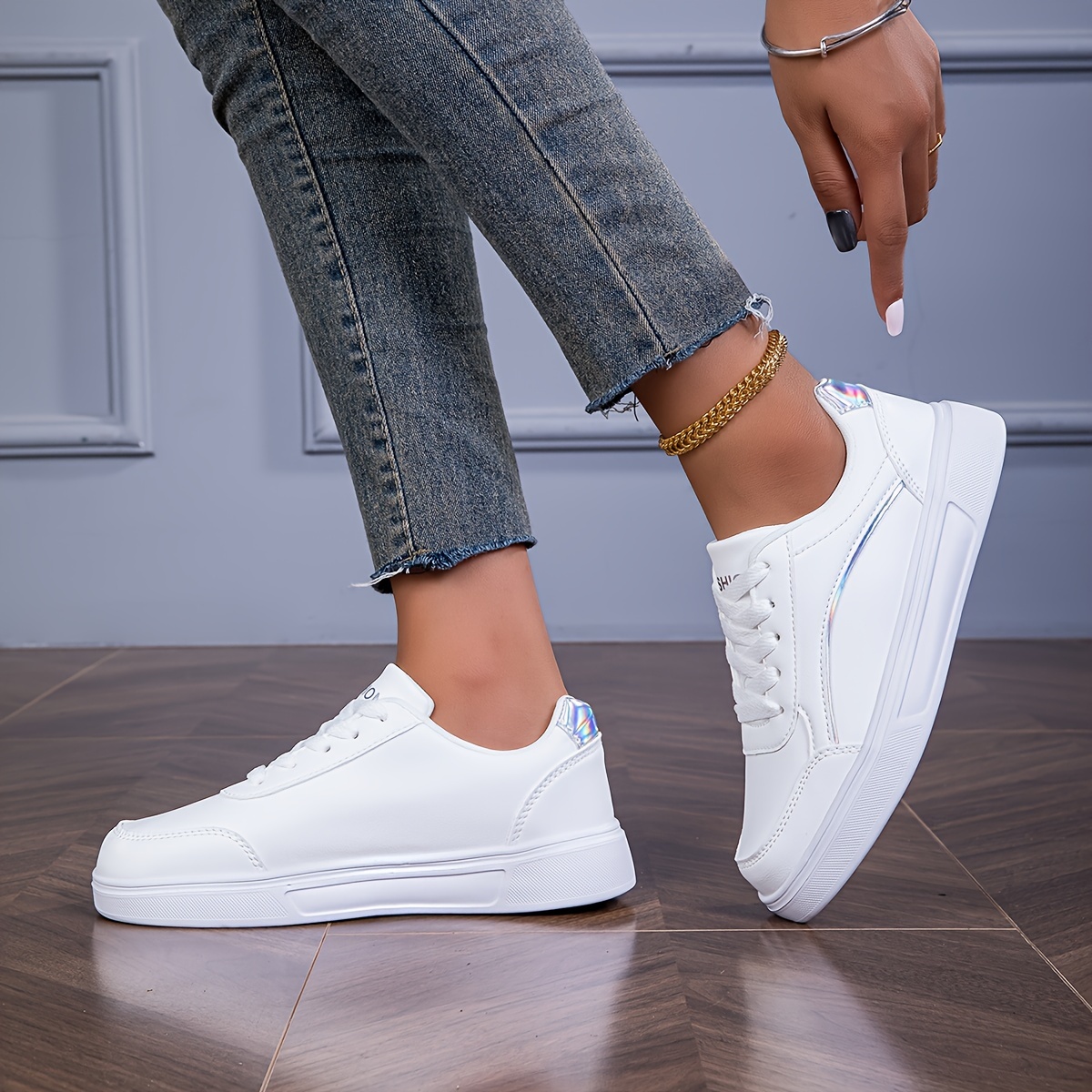 Trendy Ladies Sneakers White Buy Sneakers For Women: Raise-Wht