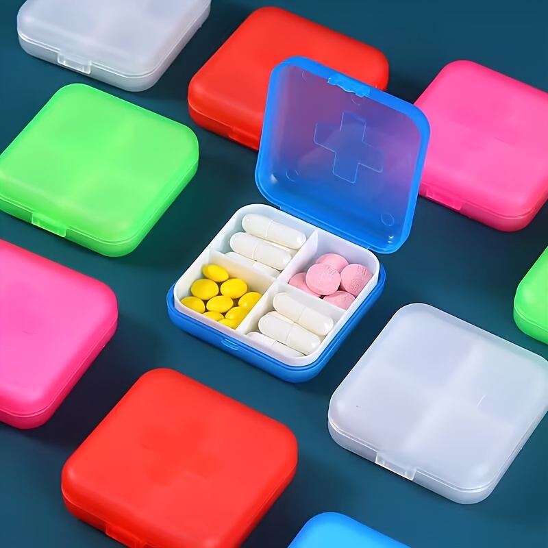 

Travel-size Portable Pill Organizer Box, Mini Medicine Storage Case, Cute Home And Travel Accessory For Pills And Jewelry Organization