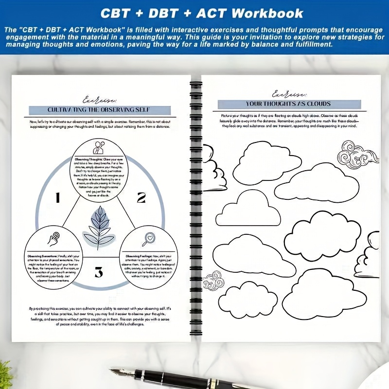 CBT DBT ACT Adult Mental Health Five-in-One Relaxation Manual: Cognitive Behavioral Relax, Dialectical Behavioral Relax, Skills for Coping with Loss, Relaxation Guide and Patience Practice - Image 4