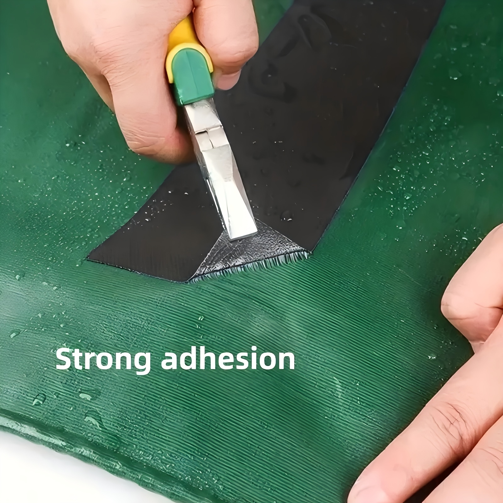 1 Roll Heavy-duty Repair Tape - Strong Adhesive Black Tape For, Car Seats, Beds And Repairs. Durable Patch For Sofas, E V Cushions And Crafting - Self-stick, Flexible And Long-lasting | Glossy End