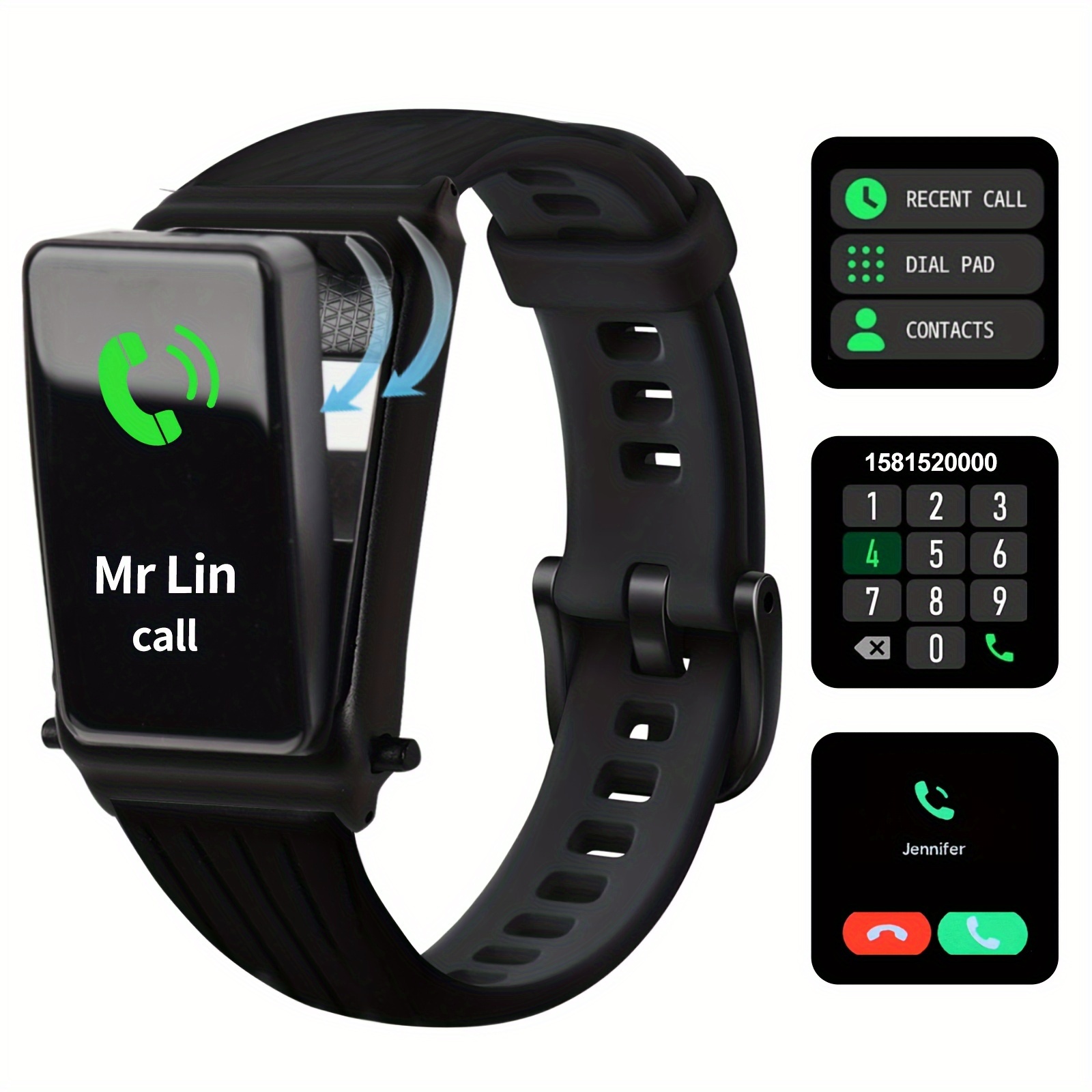 

Smart Watch With Earbuds 2 In 1 Watch With Earbuds For Android Ios