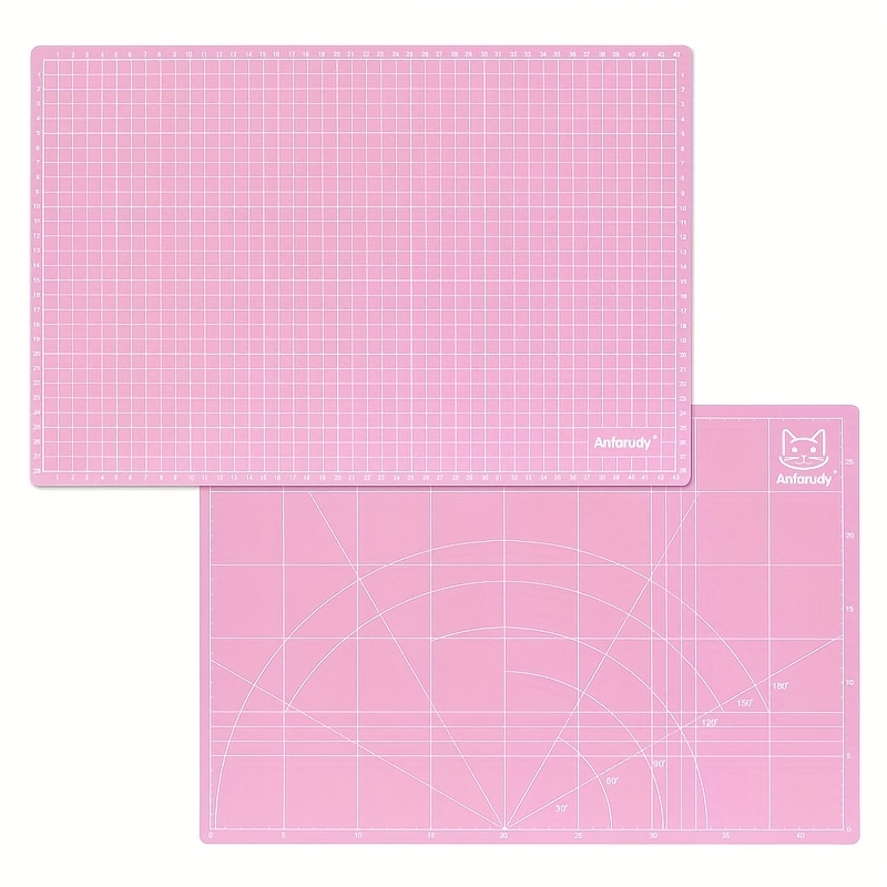 TEMU Anfarudy, A3 Cutting Mat 17.71* Inch, Engraving And Trimming Pad, Sewing And Scrapbooking Mat, Non-slip Surface, Craft Tool, Student , Desktop
