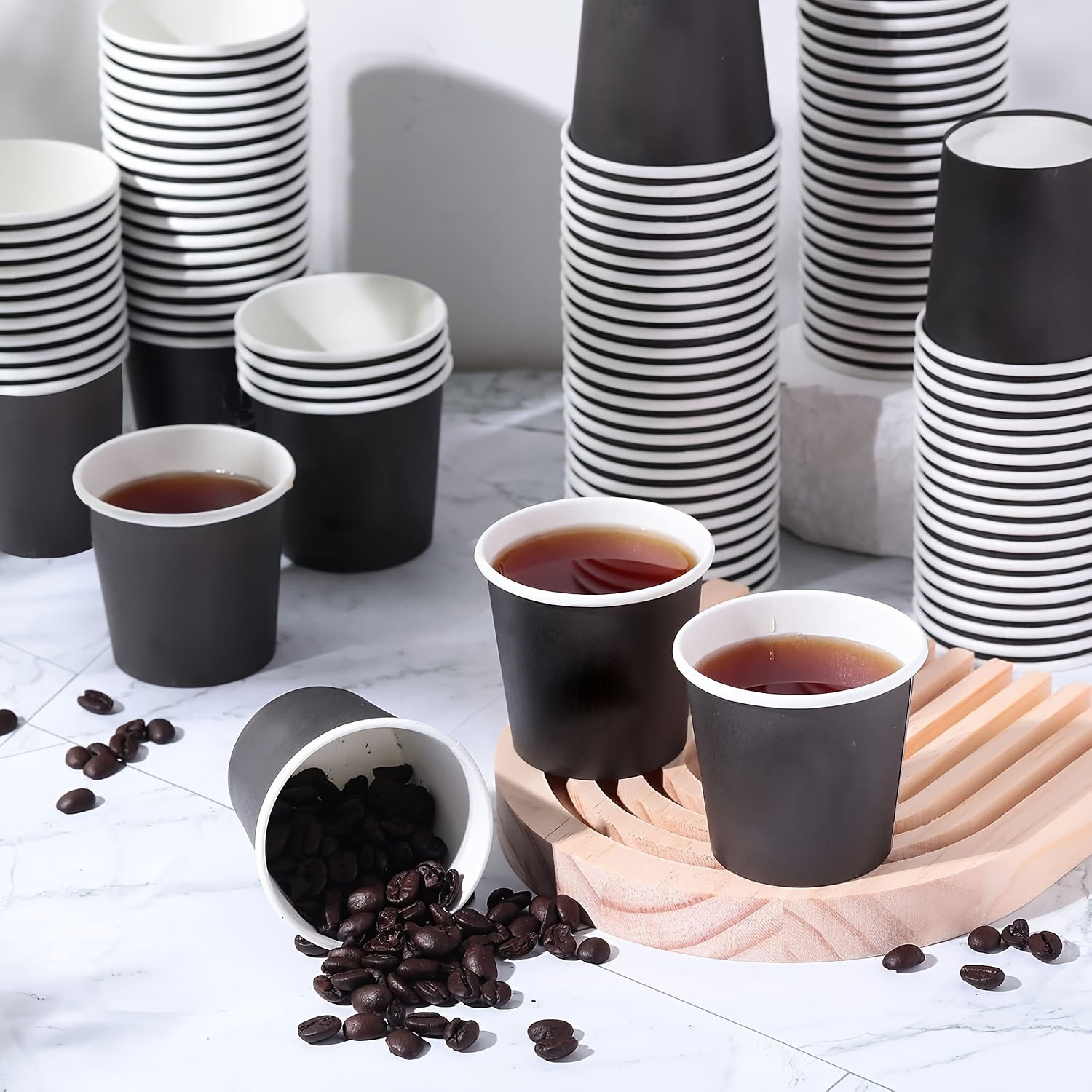 10 30 60pcs 3 ounce coffee cups espresso cups disposable - Temu United Arab  Emirates