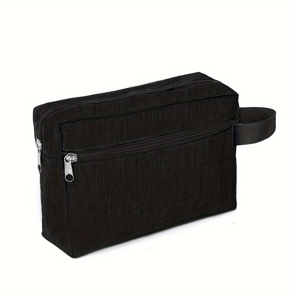 E-shop 1 Stück Multifunktionale Kulturtasche, Tragbare Make-up Tasche, Große Kapazität Reißverschlusstasche, Herren Rasierset, Kreuzfahrt Kulturtasche