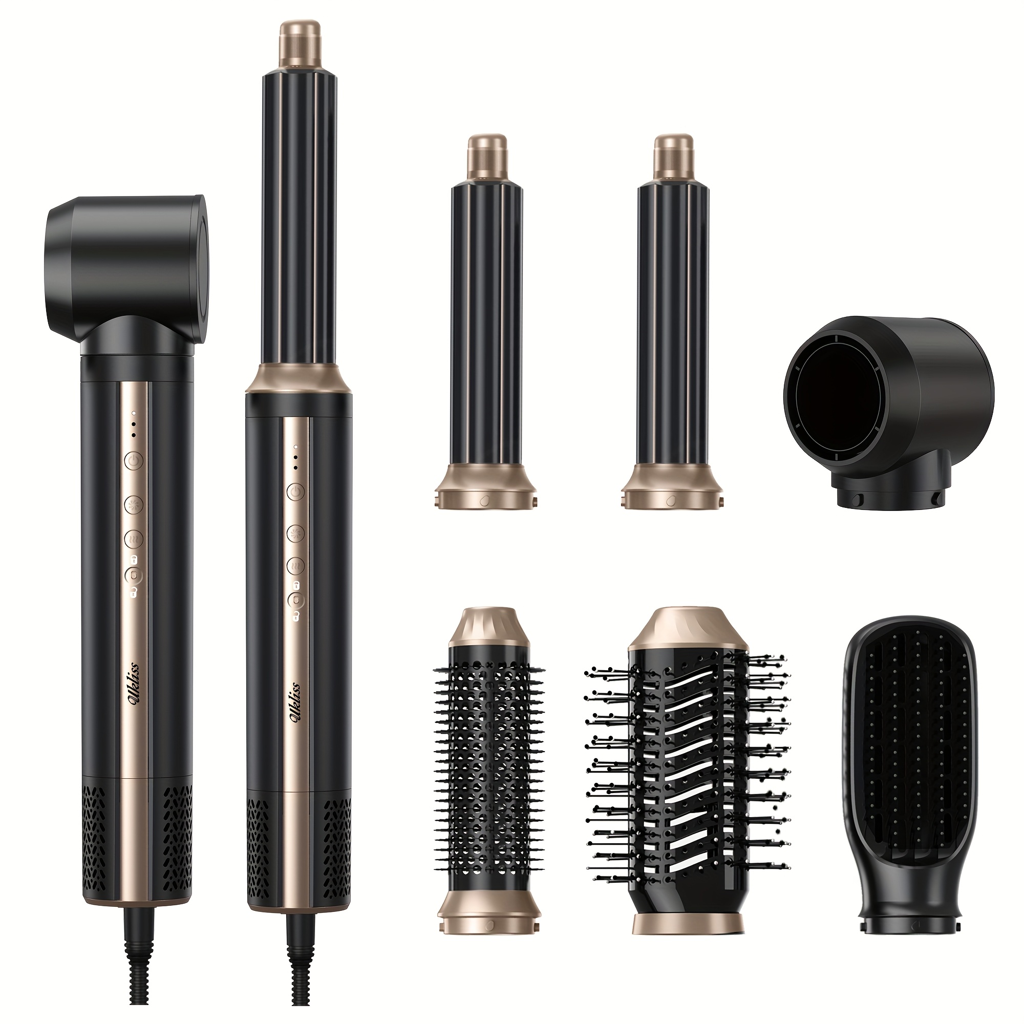 5in hair styling brush air styling curling iron,110000 rpm,20m/s