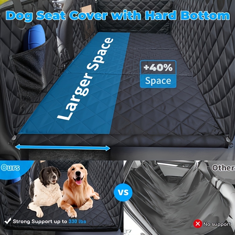 Pet Car Mat, Heavy-duty Car Pet Mat, Dog Travel Hammock, Rear Seat Cushion, Hard Board Car Dog Bed