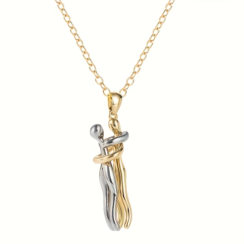 A Unique Hugging Necklace For Couples, A Perfect Gift Suitable For Holidays
