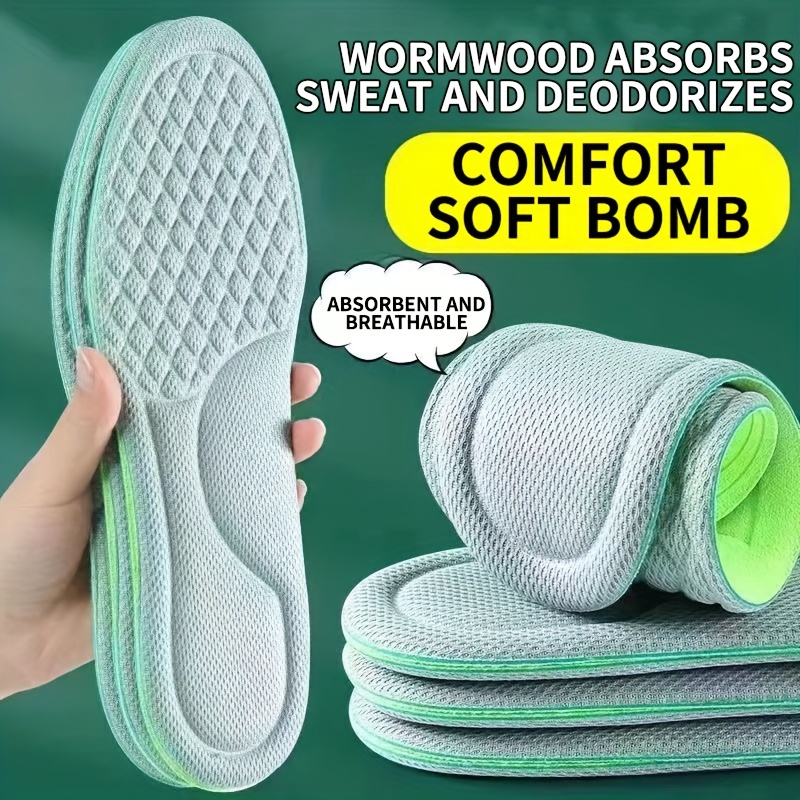 

5pairs Foam Deodorizing Insoles For Men And Women - , , Absorption, -odor , For Long Standing