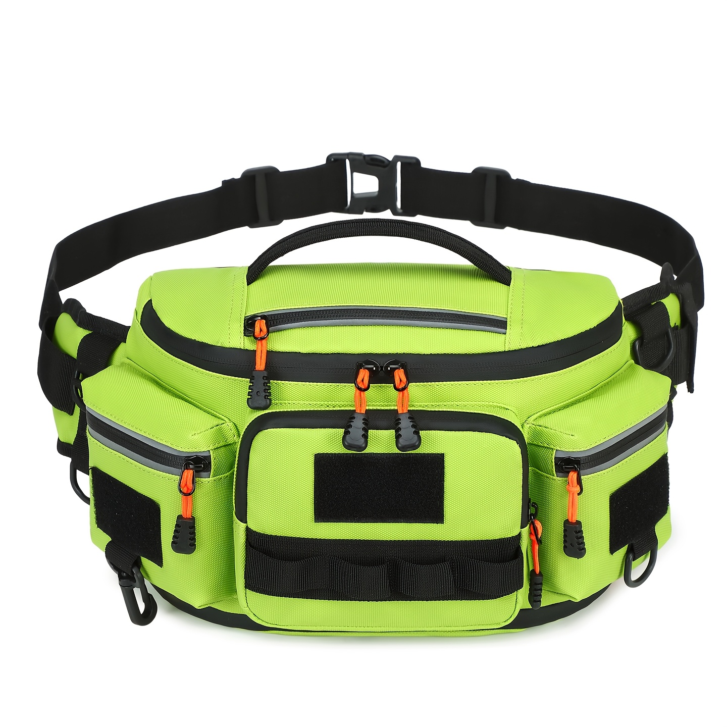 TEMU Ogehuafee Men's & Unisex Expandable Chest Bag Large Capacity Multifunctional Outdoor Waist Pack With Multi-pocket System, Crossbody Cycling