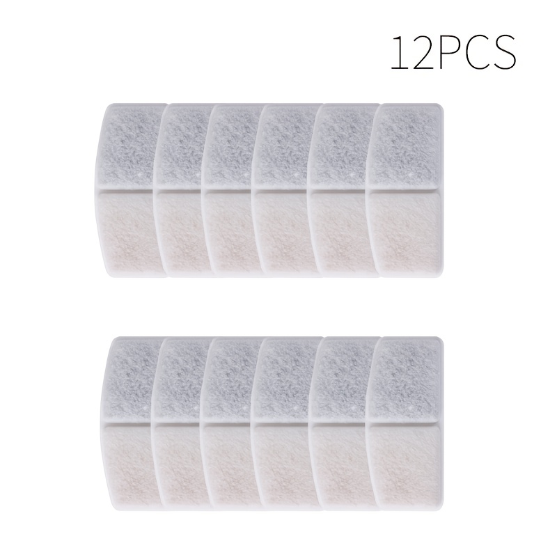 TEMU Filter Core For Pet Water Dispensers, Activated Carbon Filter Sheet For Cat And Dog Water Dispensers, Without Battery, Cat Water Fountain With