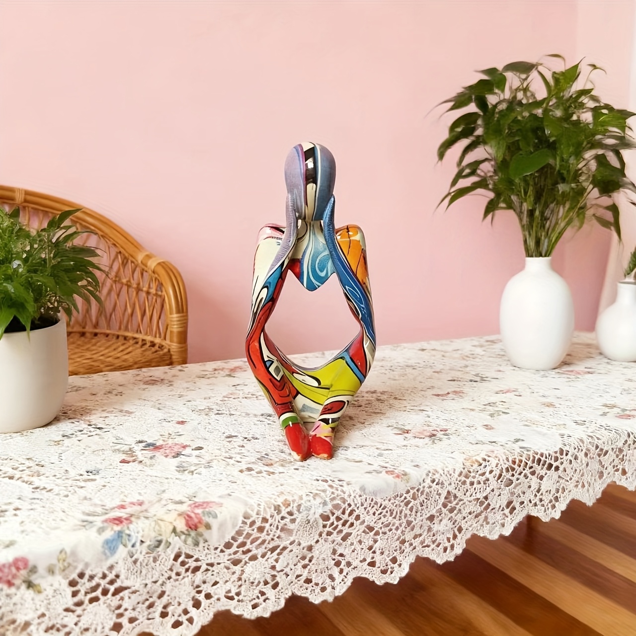 übertopf design für den Innenbereich, 3D-gedruckter Übertopf, moderner Übertopf für die Inneneinrichtung mit Unterteller-Tropfschale, 3 4 5 6 Zoll Übertopf mit Drainage, Perfektes Geschenk 40/40