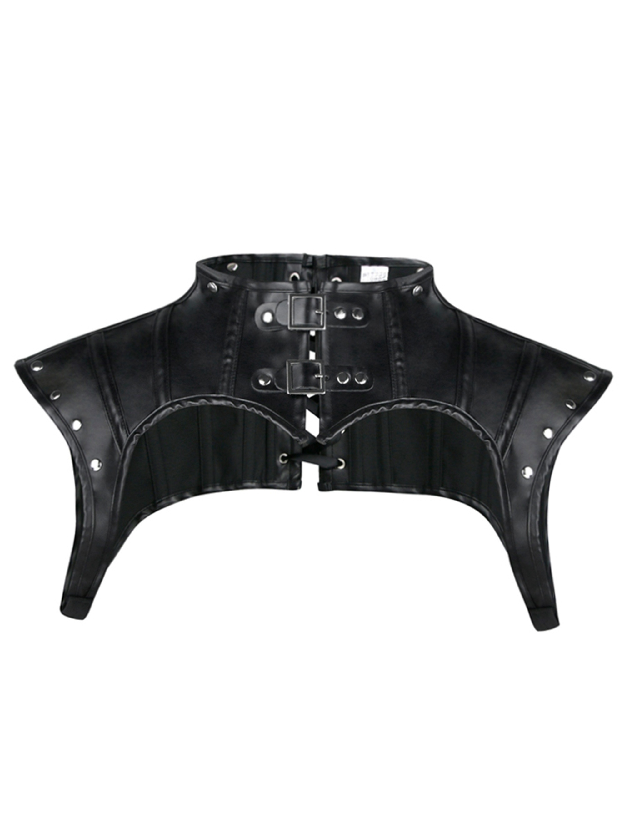 Cloudy.ee Dark Gothic Rock Steampunk Studded Cape and Underbust Corset