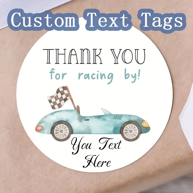 TEMU Personalized Round Stickers And Labels With A Minimalist Style Featuring A Cartoon , Suitable For Decorating Small Gifts, Thank You Cards, Party