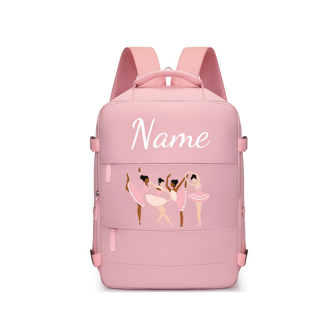 TEMU Mochila de viaje práctica personalizable con múltiples bolsillos, unisex, compartimento principal de gran capacidad con de , con diseño de