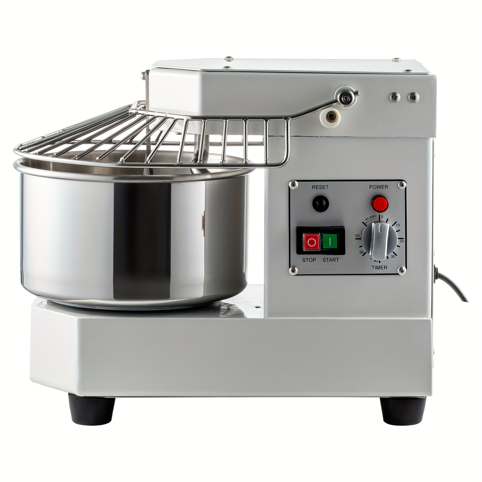 8 5qt commercial food mixer 450w dual rotating dough   stainless steel bowl   timer baking equipment for restaurant   Product details 6