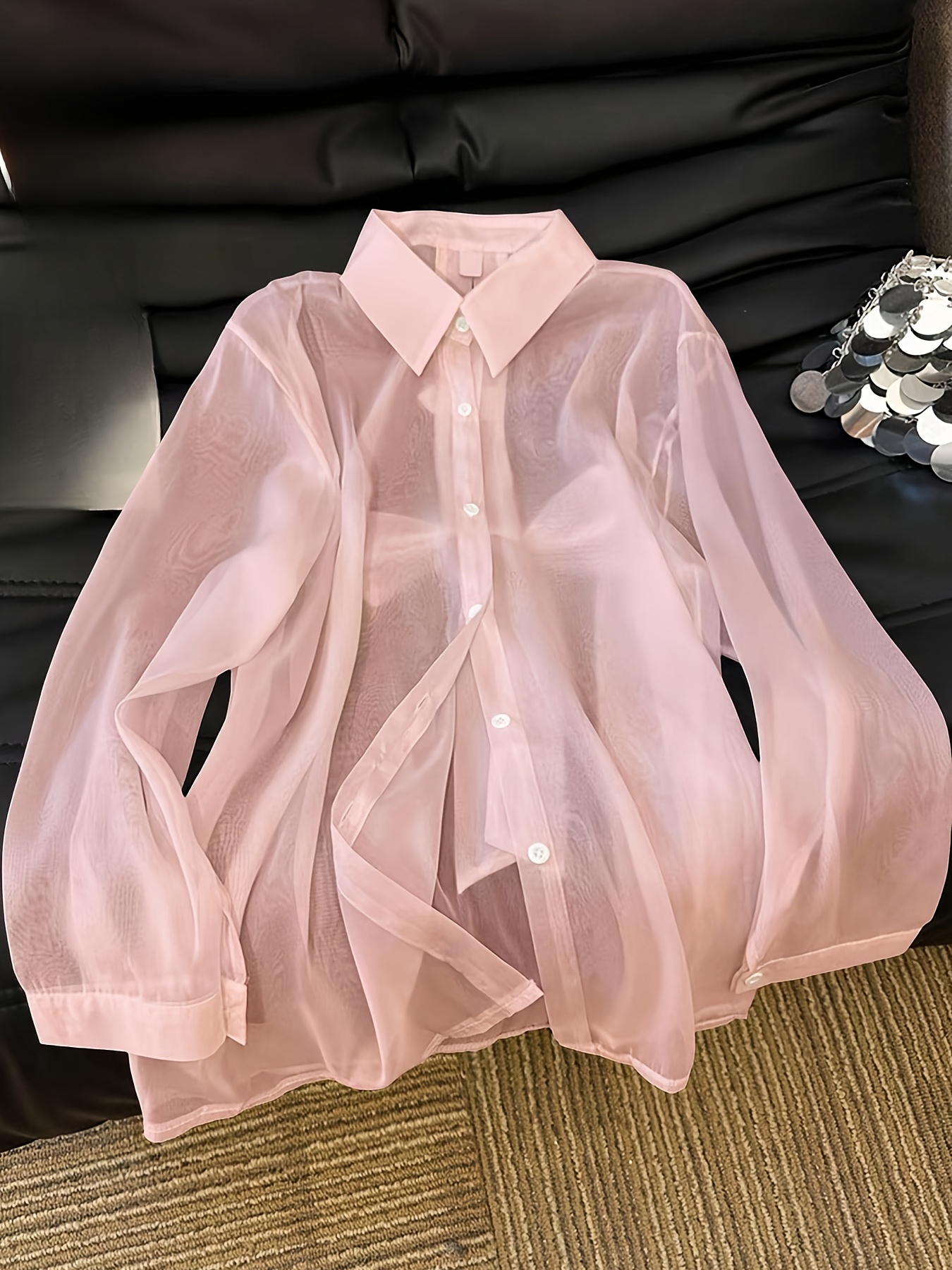 transparent shirt sold on Temu Canada