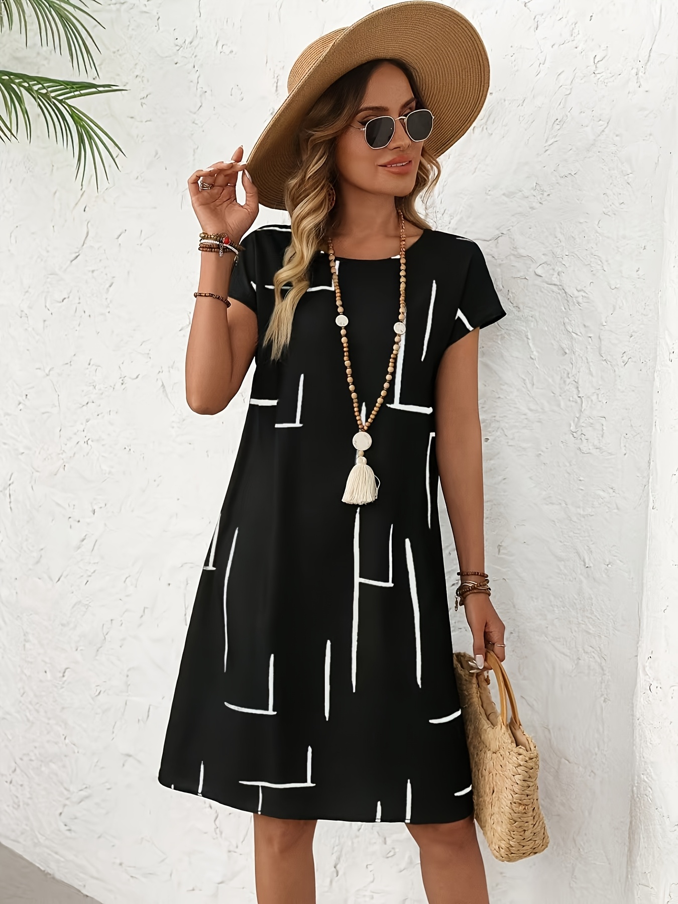 casual women's temu dresses women sold on United States Peach Crepe Midi Dress: Color:Nautical Blue VENDOR COLOR-CAPRI BLUE Beach