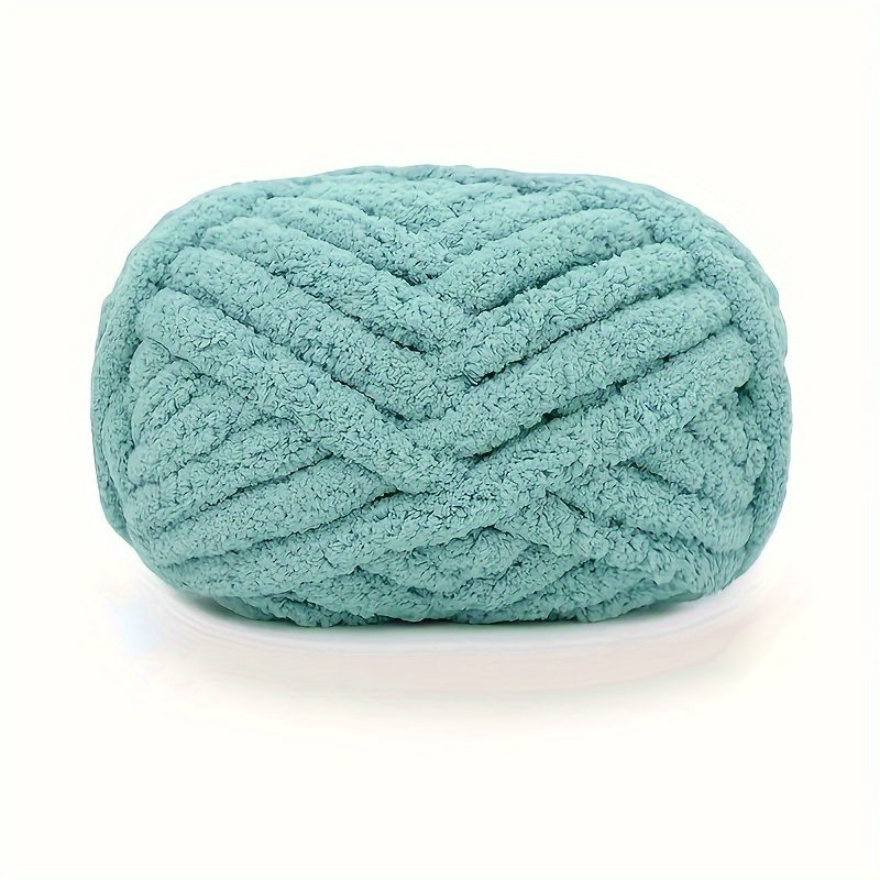 1pc Of 2cm Thick Cat Tail Finger Scarf, Knitted Diy Handmade Extra-thick Woven Blanket