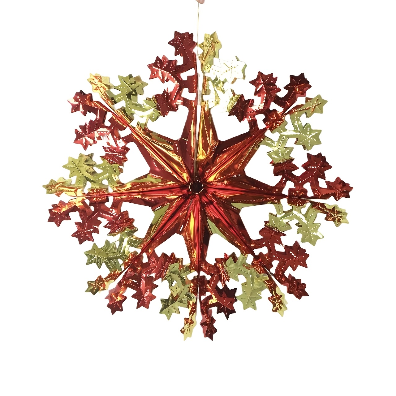 TEMU 1pc, Christmas Retro Pendant Ceiling Ornament Seasonal Decor Home Decor
