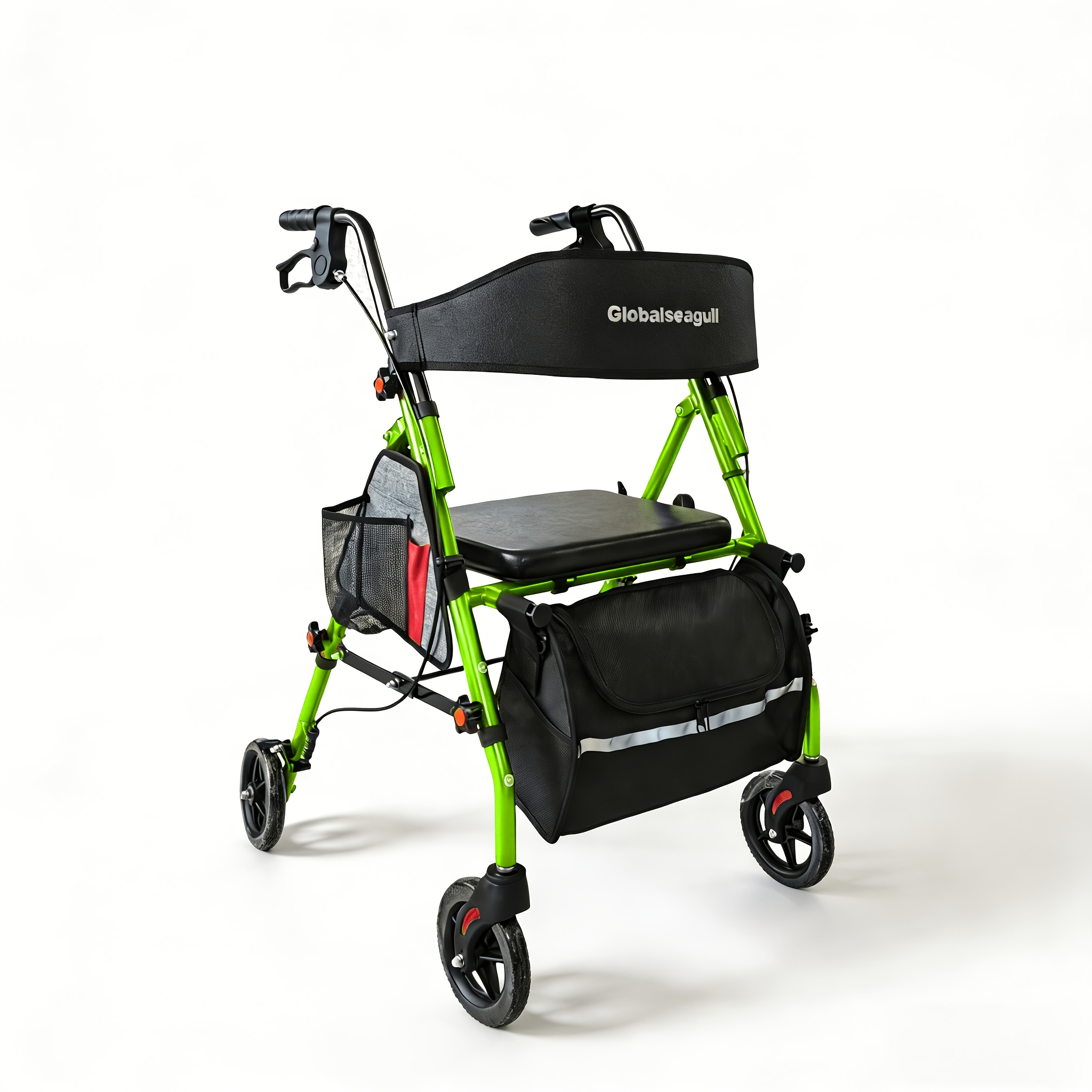 Rollator Walker for Seniors And Adults with Seat, 6-inch Wheels, Capable Of Supporting 158.76 KG, Medical Rolling Walker - Image 6
